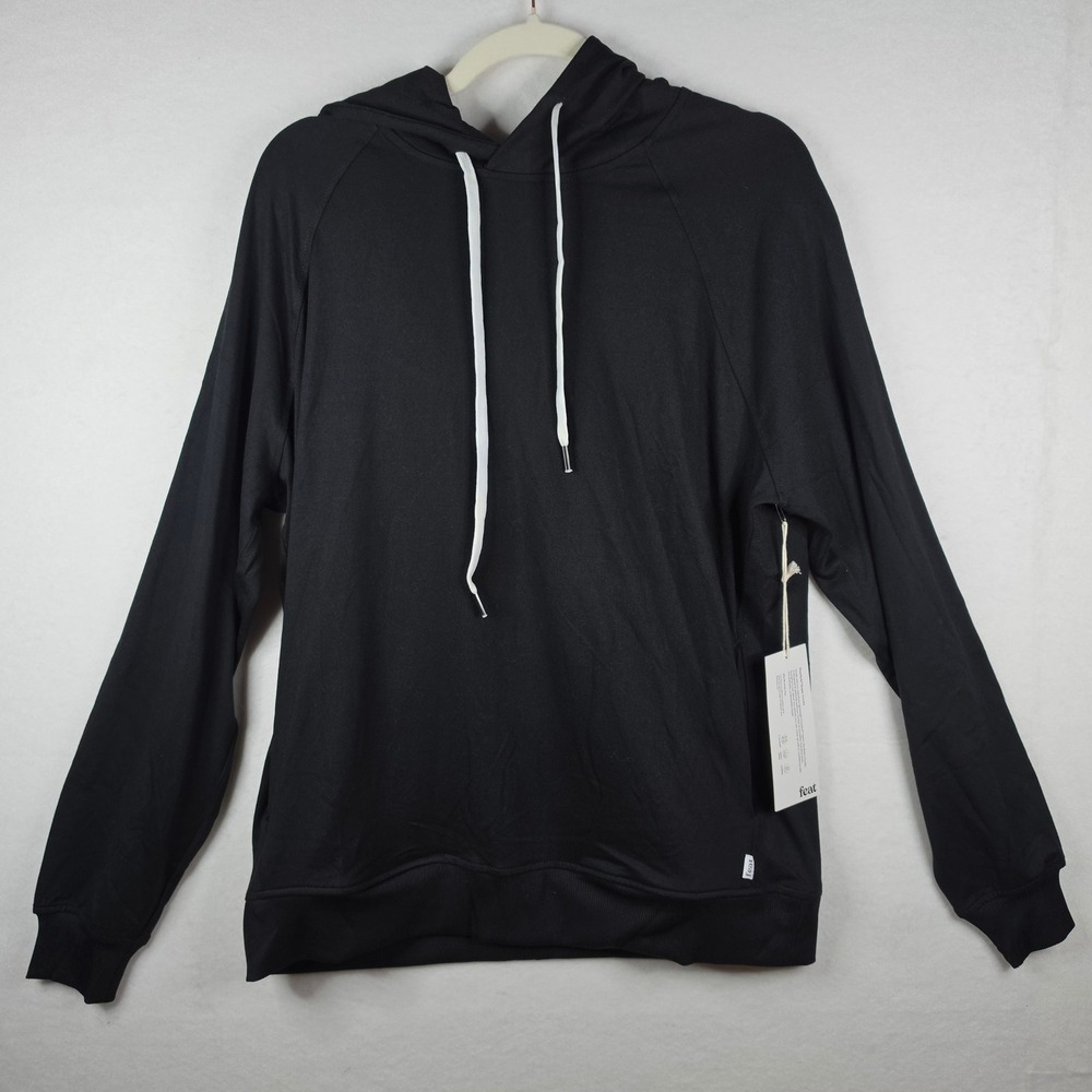 Feat FlowTech Roam Hoodie Medium Black Lightweight 4-Way Stretch